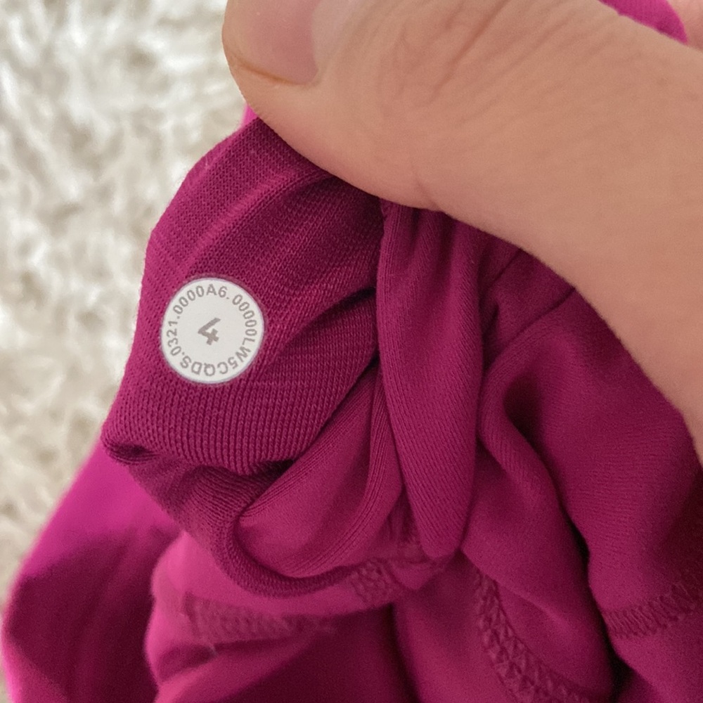 Lululemon Ripened Raspberry Size 4 25” Leggings - Picture 4 of 5